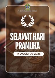 Selamat Memperingati Hari Pramuka